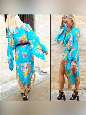 VHTF SPELL JAGGER KIMONO ROBE